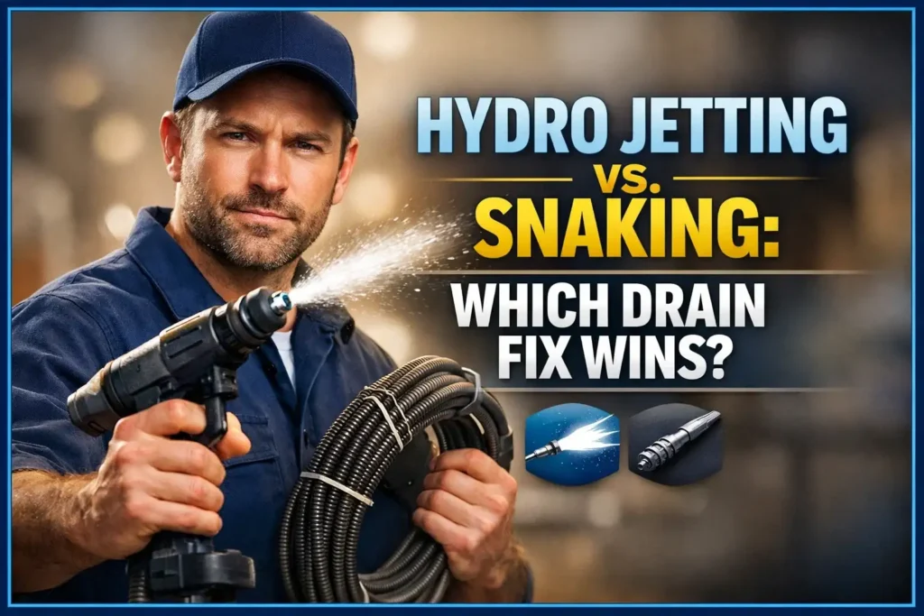 Hydro Jetting vs. Snaking: Which Drain Fix Wins?