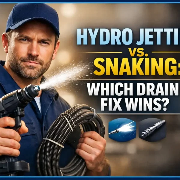 Hydro Jetting vs. Snaking: Which Drain Fix Wins?