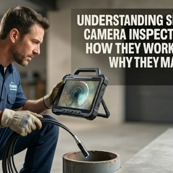 Sewer camera inspection