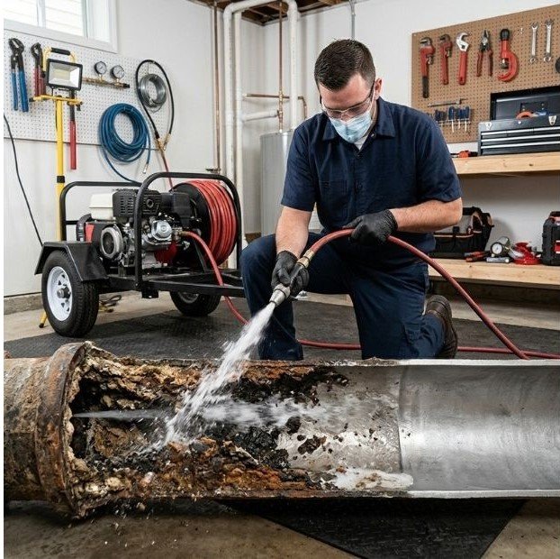 What is pipe descaling and how does it work?