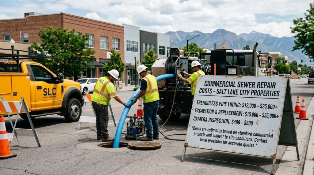 Commercial Sewer Repair Costs for Salt Lake City Properties
