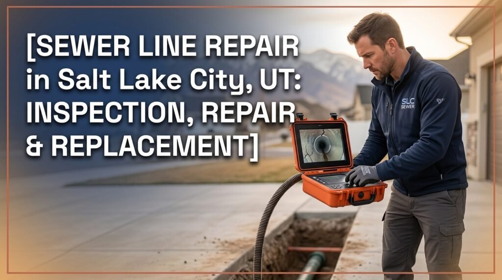 Sewer Line Repair in Salt Lake City, UT: Inspection, Repair & Replacement