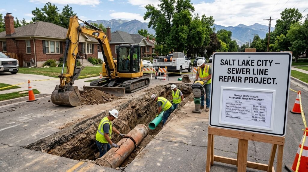 Sewer Line Repair Costs in Salt Lake City