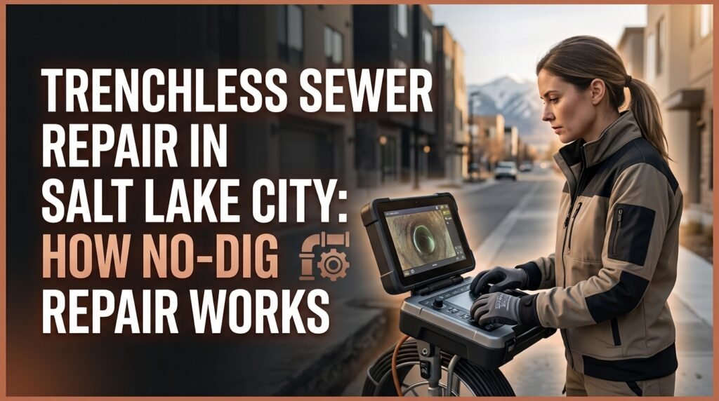 Trenchless Sewer Repair in Salt Lake City: How No-Dig Repair Works