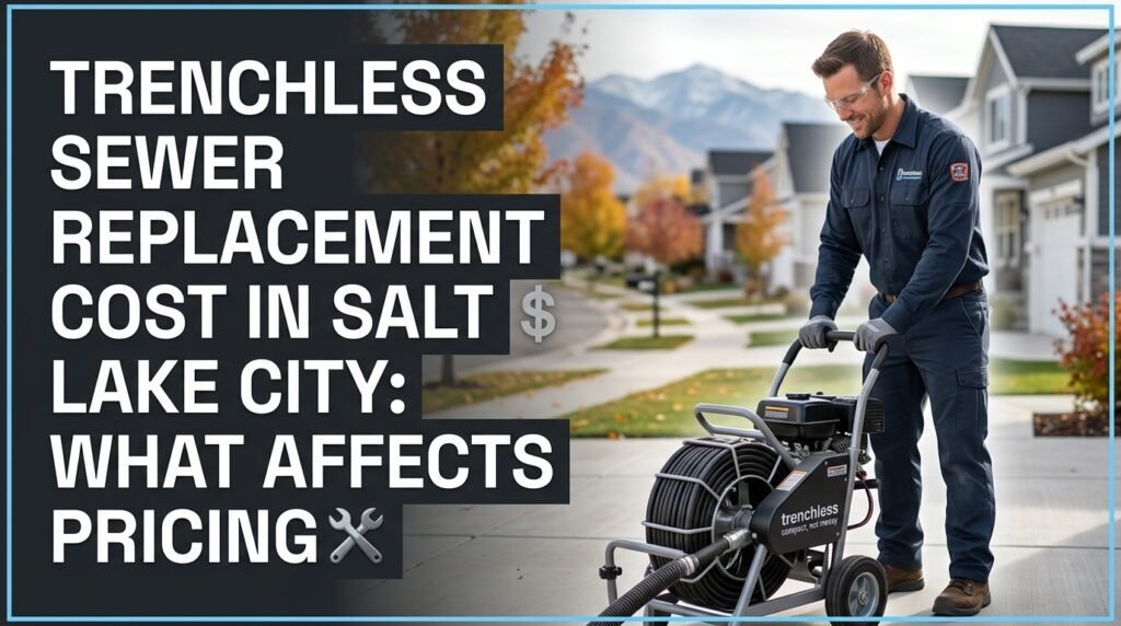 Trenchless Sewer Replacement Cost in Salt Lake City: What Affects Pricing