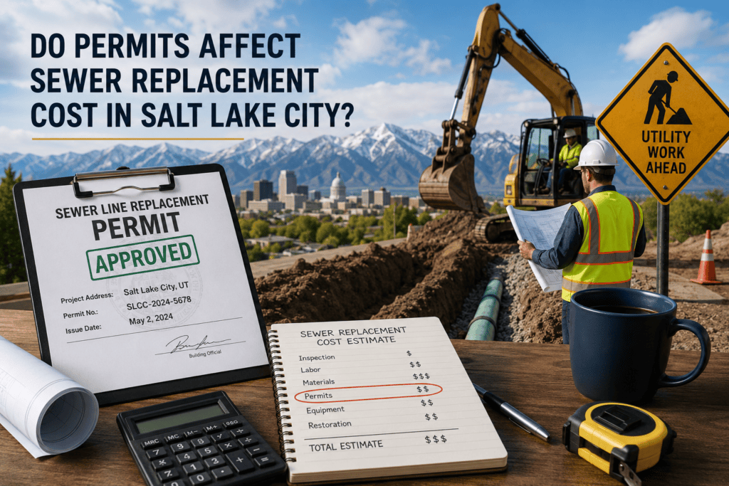 Do Permits Affect Sewer Replacement Cost in Salt Lake City?